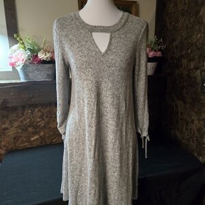 Elegant Gray Women's Dress